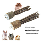 Hamster Rabbit Guinea Pig Hamster Natural Log Molar Rod Toy