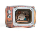 TV Set Household Fashion Scratch Board Cat Litter Box