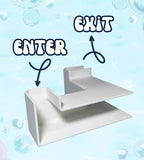 Chatelet Aquarium Underground XL Corner Tunnel | Fish & Shrimp Hideout for Aquariums | Unique Underground Viewing Tunnel | Made in USA
