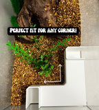 Chatelet Aquarium Underground XL Corner Tunnel | Fish & Shrimp Hideout for Aquariums | Unique Underground Viewing Tunnel | Made in USA