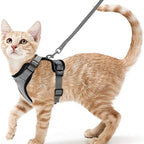 Cat Harness and Leash – Soft Adjustable Escape-Proof Vest for Walking Cats