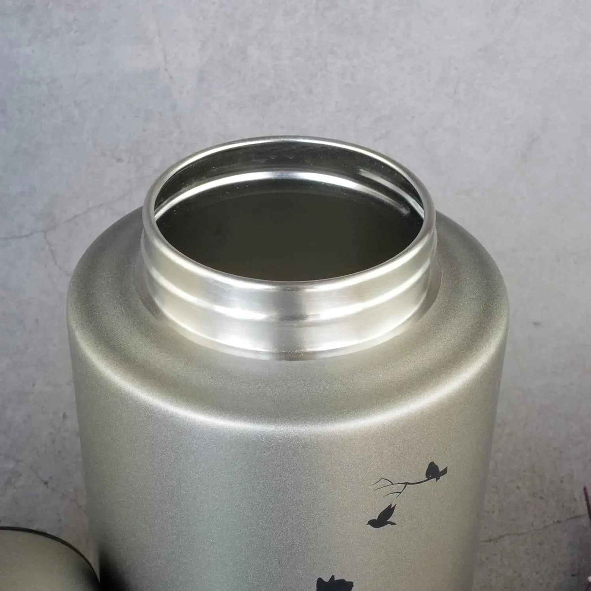 Stainless Steel Pet Memorial Urn for Cats & Small Dogs with Secure Lid Keepsake