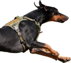 Tactical No-Pull Dog Harness with Handle, Reflective Adjustable Training Vest