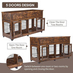 Modern Console Dog Crate