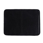 Pet Cat Litter Mat Waterproof Double Layer Cat Litter Trapping Pet Litter Box Mat Clean Pad Products For Cats Accessories Cat Litter Mat Trapping for Litter Box No-Toxic & Super Size  Urine & Waterproof Honeycomb Double Layer Anti Tracking Mats
