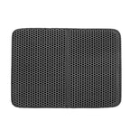 Pet Cat Litter Mat Waterproof Double Layer Cat Litter Trapping Pet Litter Box Mat Clean Pad Products For Cats Accessories Cat Litter Mat Trapping for Litter Box No-Toxic & Super Size  Urine & Waterproof Honeycomb Double Layer Anti Tracking Mats