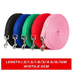 Pet Leashes Rope Outdoor Training Running Dog Leash Belt  Dogs Lead For Small And Large Dog Long Lead-Training Leash/Long Line Dog Leash Great for Dog/Puppy